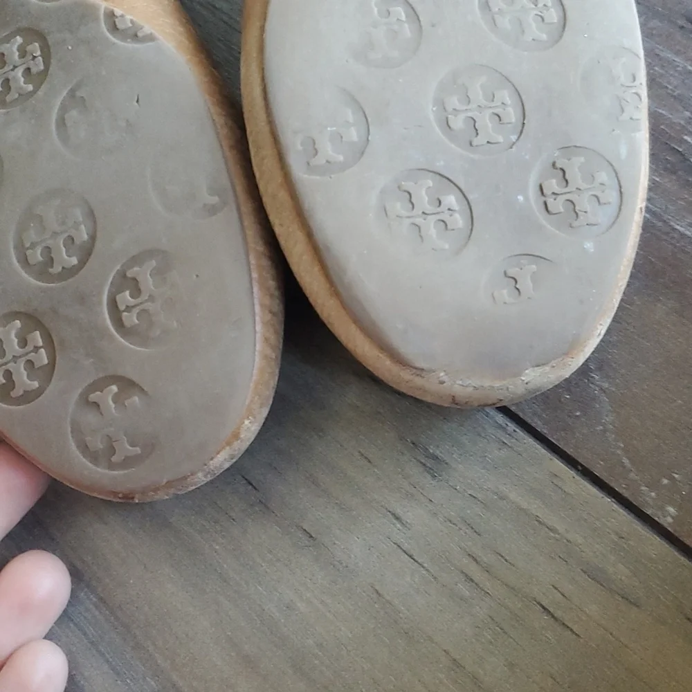 Tory Burch Womens Reva Logo Ballet classic Flats shoes sz 7M